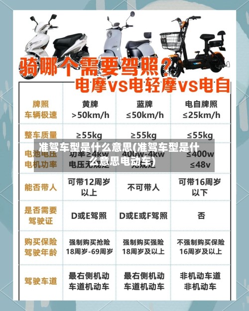准驾车型是什么意思(准驾车型是什么意思电动车)