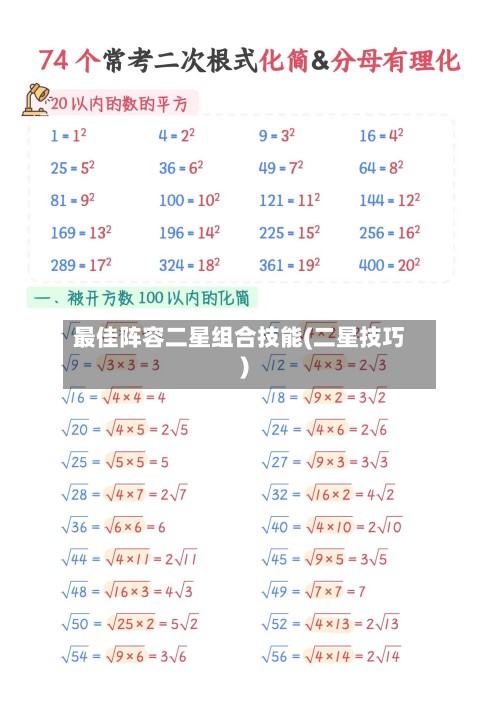 最佳阵容二星组合技能(二星技巧)