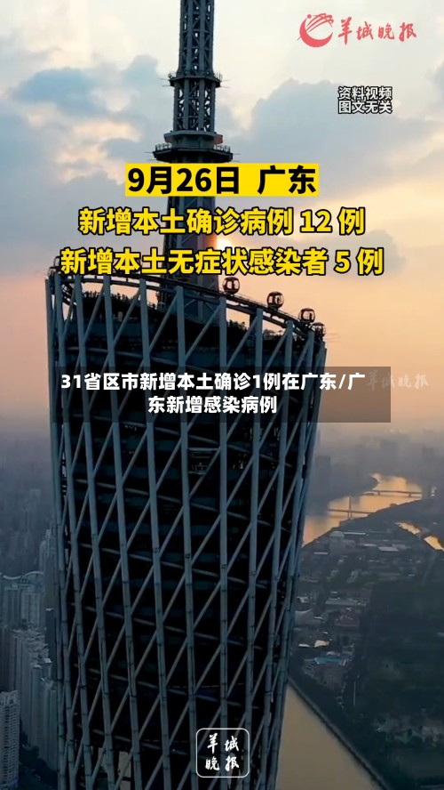 31省区市新增本土确诊1例在广东/广东新增感染病例