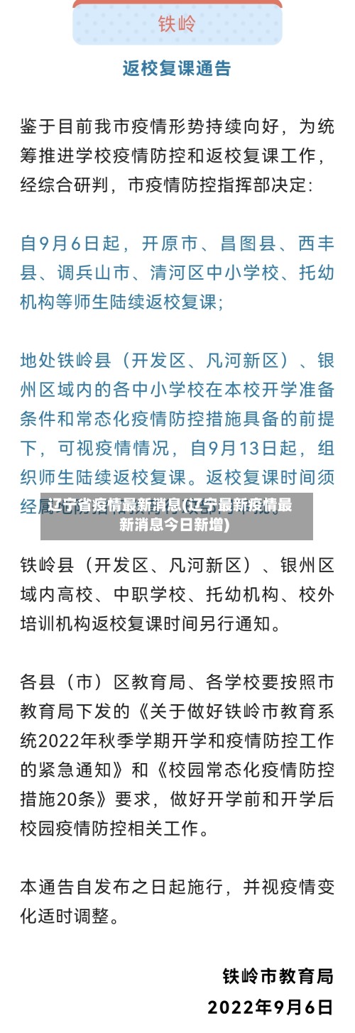 辽宁省疫情最新消息(辽宁最新疫情最新消息今日新增)-第2张图片