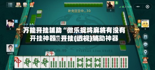 万能开挂辅助“微乐捉鸡麻将有没有开挂神器”开挂(透视)辅助神器
