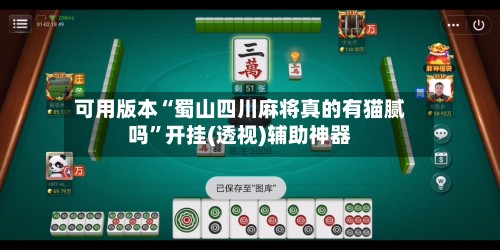 可用版本“蜀山四川麻将真的有猫腻吗”开挂(透视)辅助神器-第2张图片