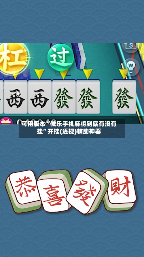 可用版本“微乐手机麻将到底有没有挂”开挂(透视)辅助神器-第2张图片
