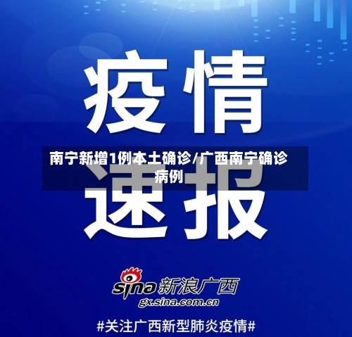 南宁新增1例本土确诊/广西南宁确诊病例-第3张图片
