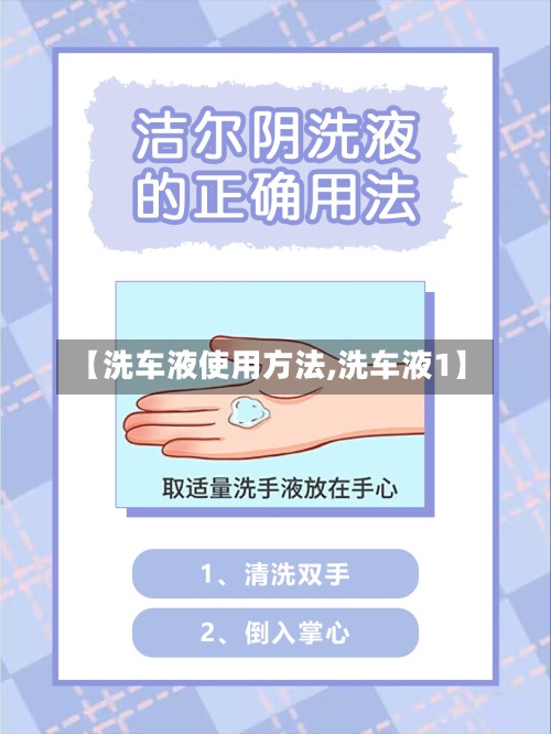 【洗车液使用方法,洗车液1】
