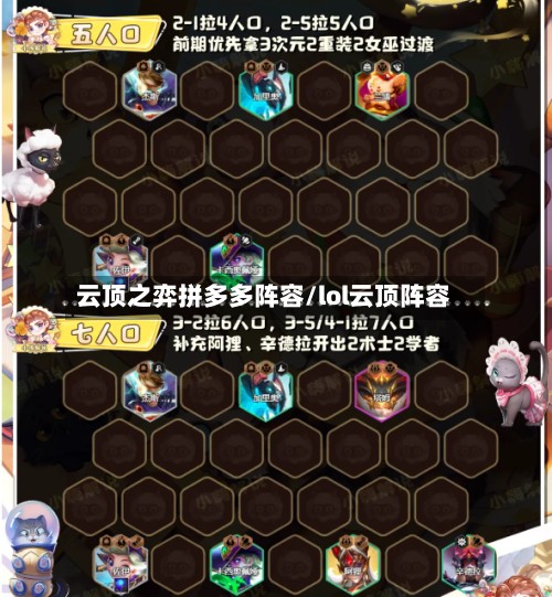 云顶之弈拼多多阵容/lol云顶阵容-第2张图片